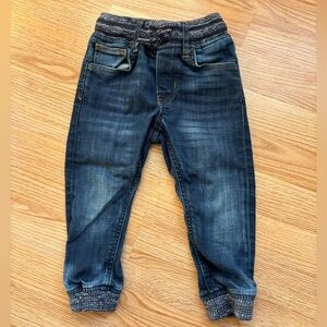 H&M Dark Wash Denim Jogger Jeans kids